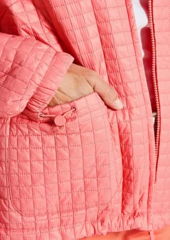 Veste matelassée au motif gaufré
