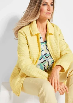 Veste matelassée au motif gaufré