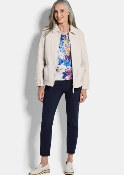 Veste matelassée au motif gaufré