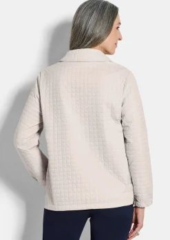 Veste matelassée au motif gaufré