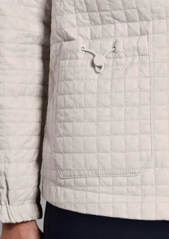 Veste matelassée au motif gaufré