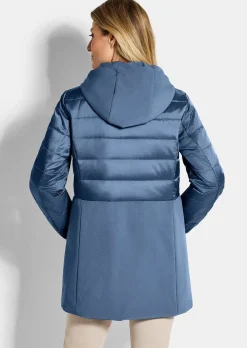 Veste matelassée avec empiècement en Softshell