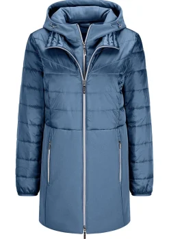 Veste matelassée avec empiècement en Softshell