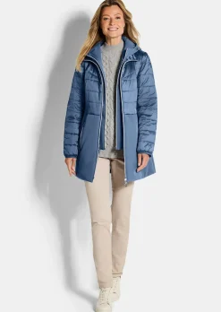 Veste matelassée avec empiècement en Softshell