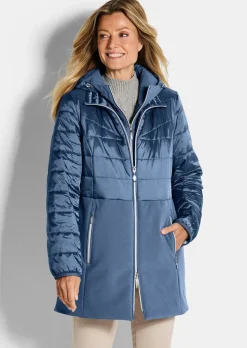 Veste matelassée avec empiècement en Softshell