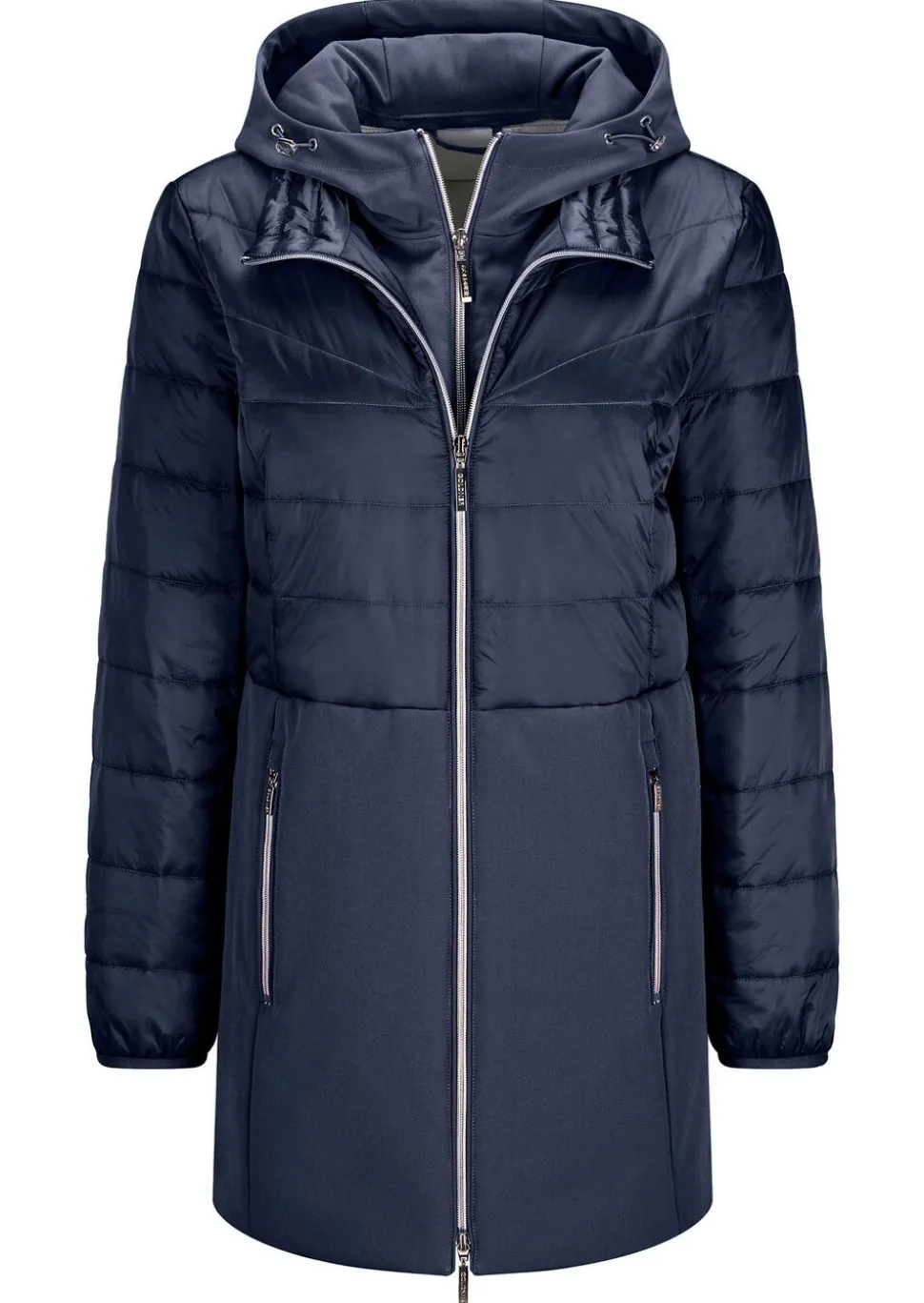 Veste matelassée avec empiècement en Softshell
