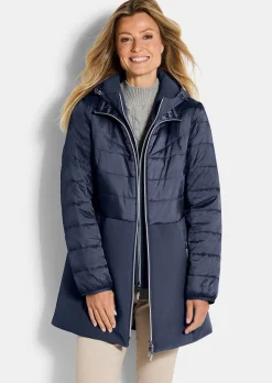 Veste matelassée avec empiècement en Softshell