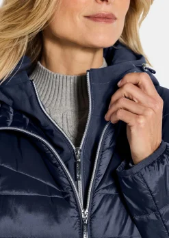 Veste matelassée avec empiècement en Softshell