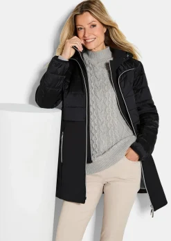 Veste matelassée avec empiècement en Softshell