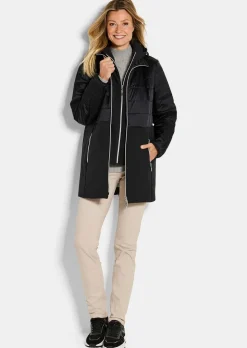 Veste matelassée avec empiècement en Softshell