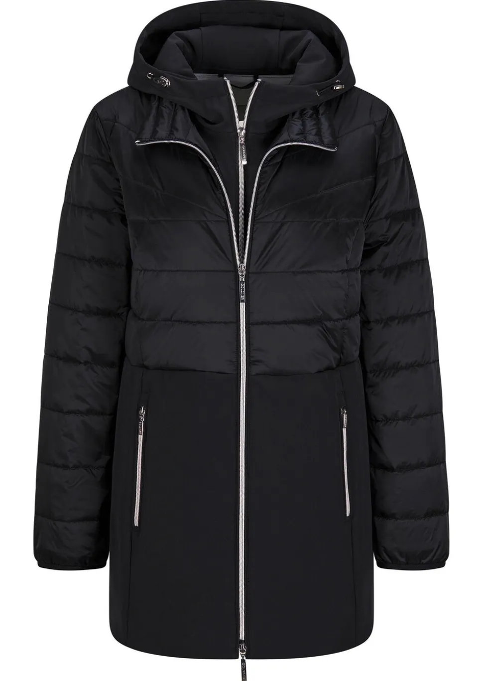 Veste matelassée avec empiècement en Softshell