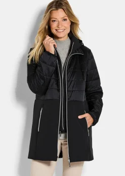 Veste matelassée avec empiècement en Softshell