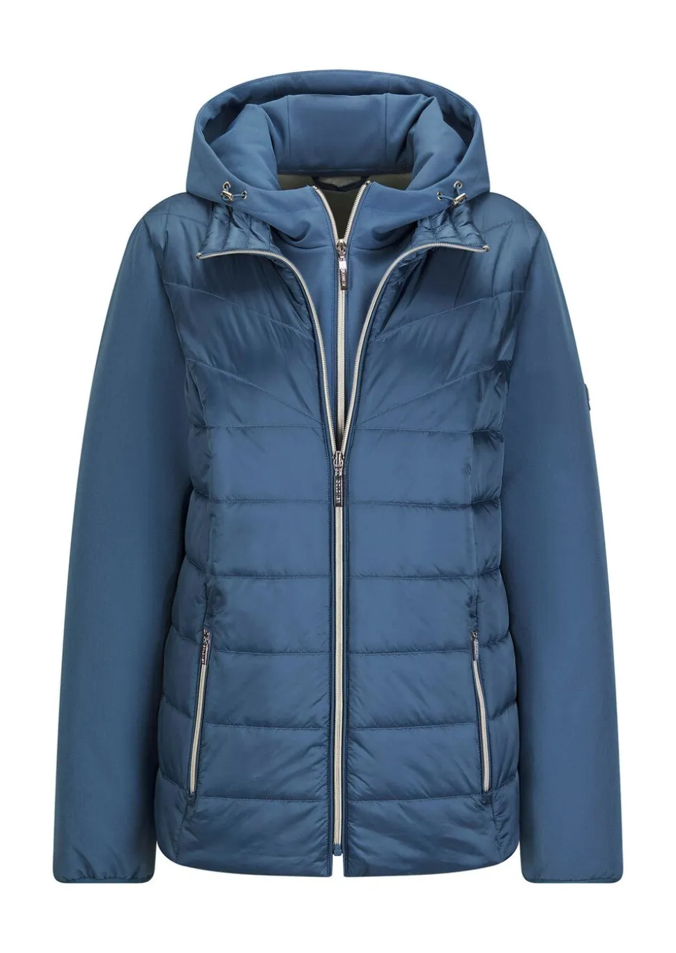 Veste matelassée avec manches en Softshell