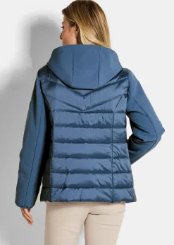 Veste matelassée avec manches en Softshell