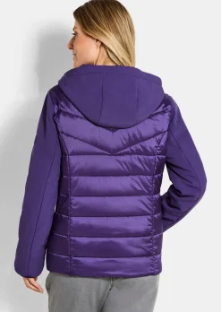 Veste matelassée avec manches en Softshell