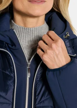 Veste matelassée avec manches en Softshell