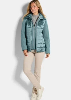 Veste matelassée avec manches en Softshell