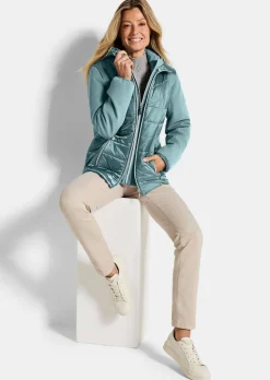 Veste matelassée avec manches en Softshell