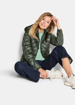 Veste matelassée avec motif à losanges