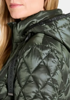 Veste matelassée avec motif à losanges