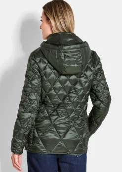 Veste matelassée avec motif à losanges