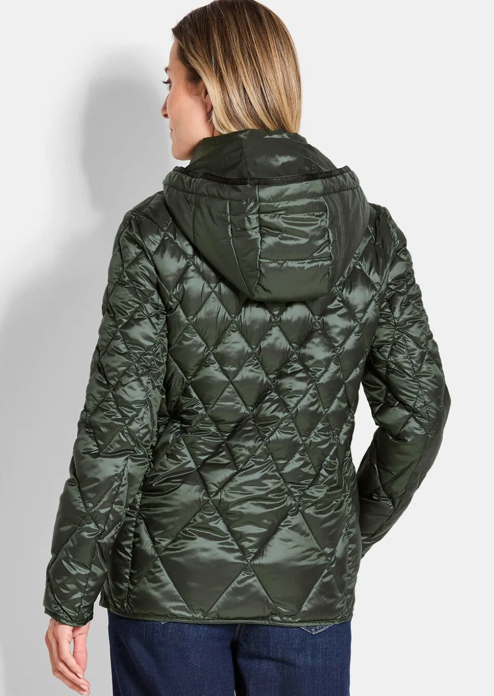 Veste matelassée avec motif à losanges