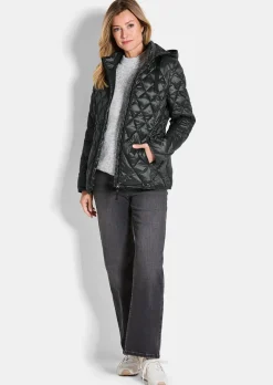 Veste matelassée avec motif à losanges