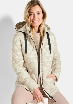 Veste matelassée avec motif à losanges