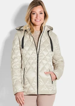 Veste matelassée avec motif à losanges