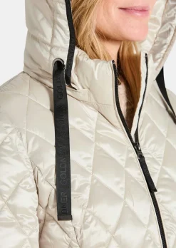 Veste matelassée avec motif à losanges