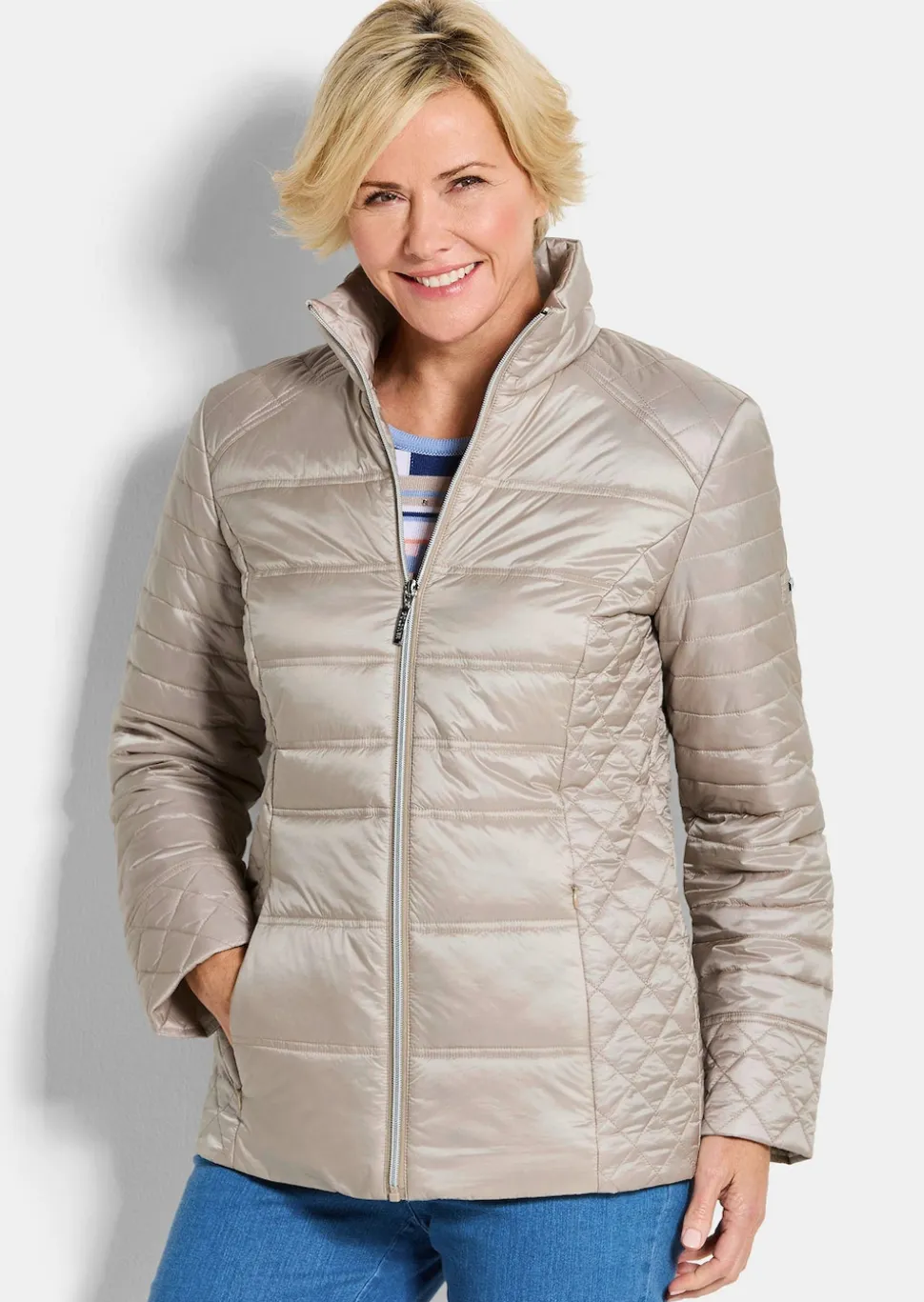 Veste matelassée avec poches zippées