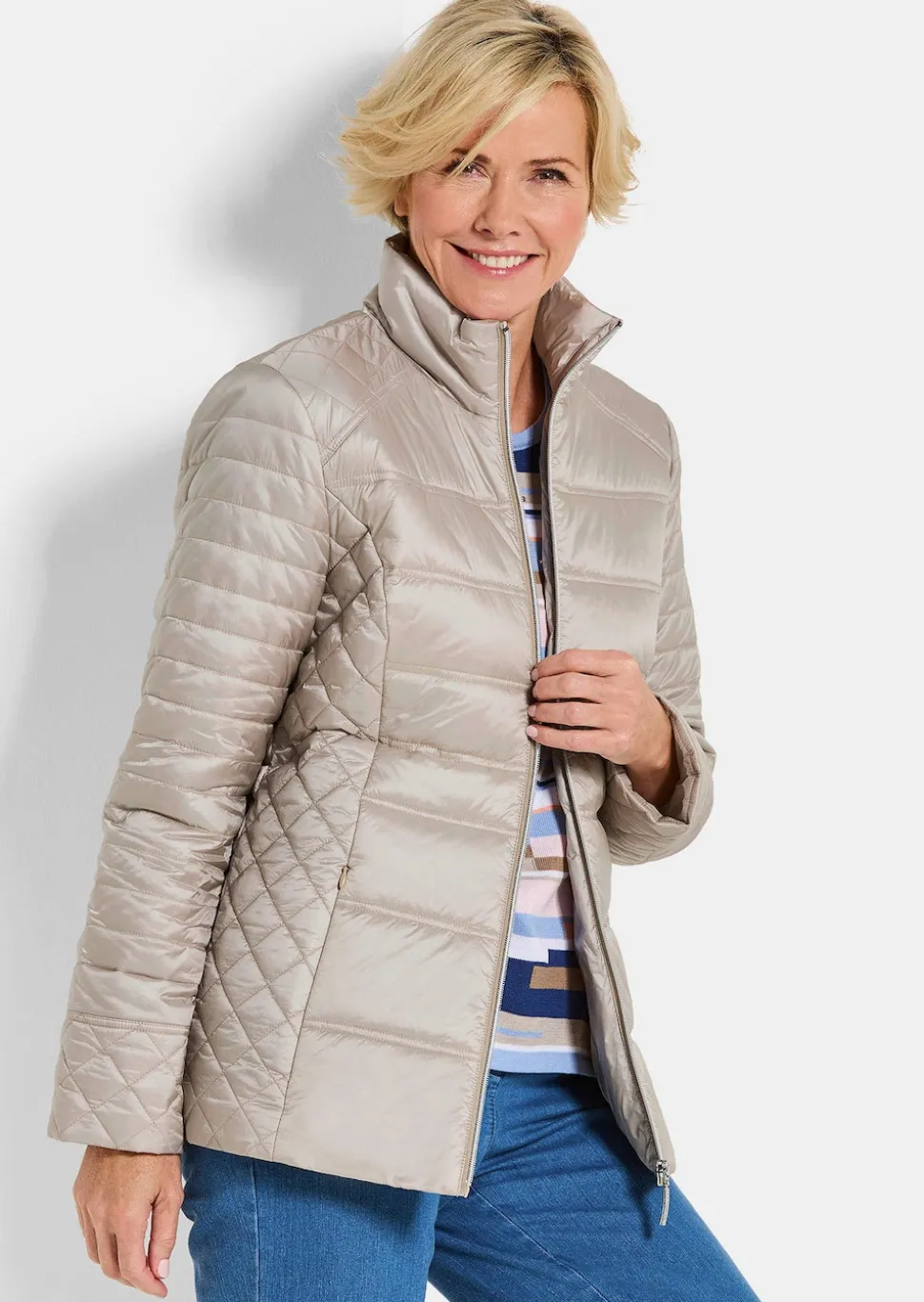 Veste matelassée avec poches zippées