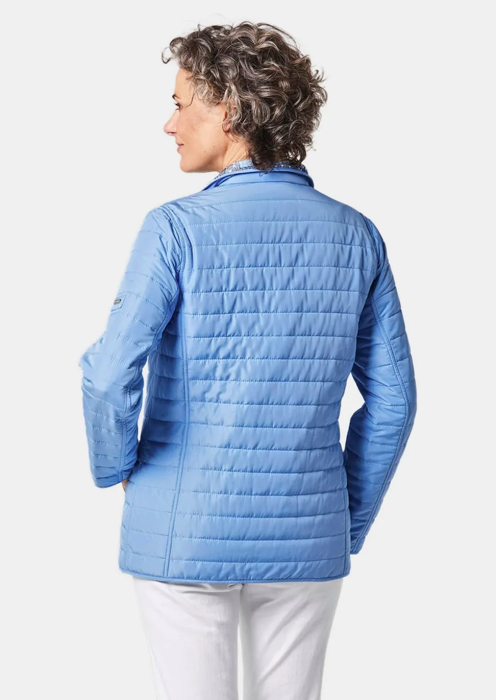 Veste matelassée imprimée réversible