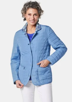 Veste matelassée imprimée réversible