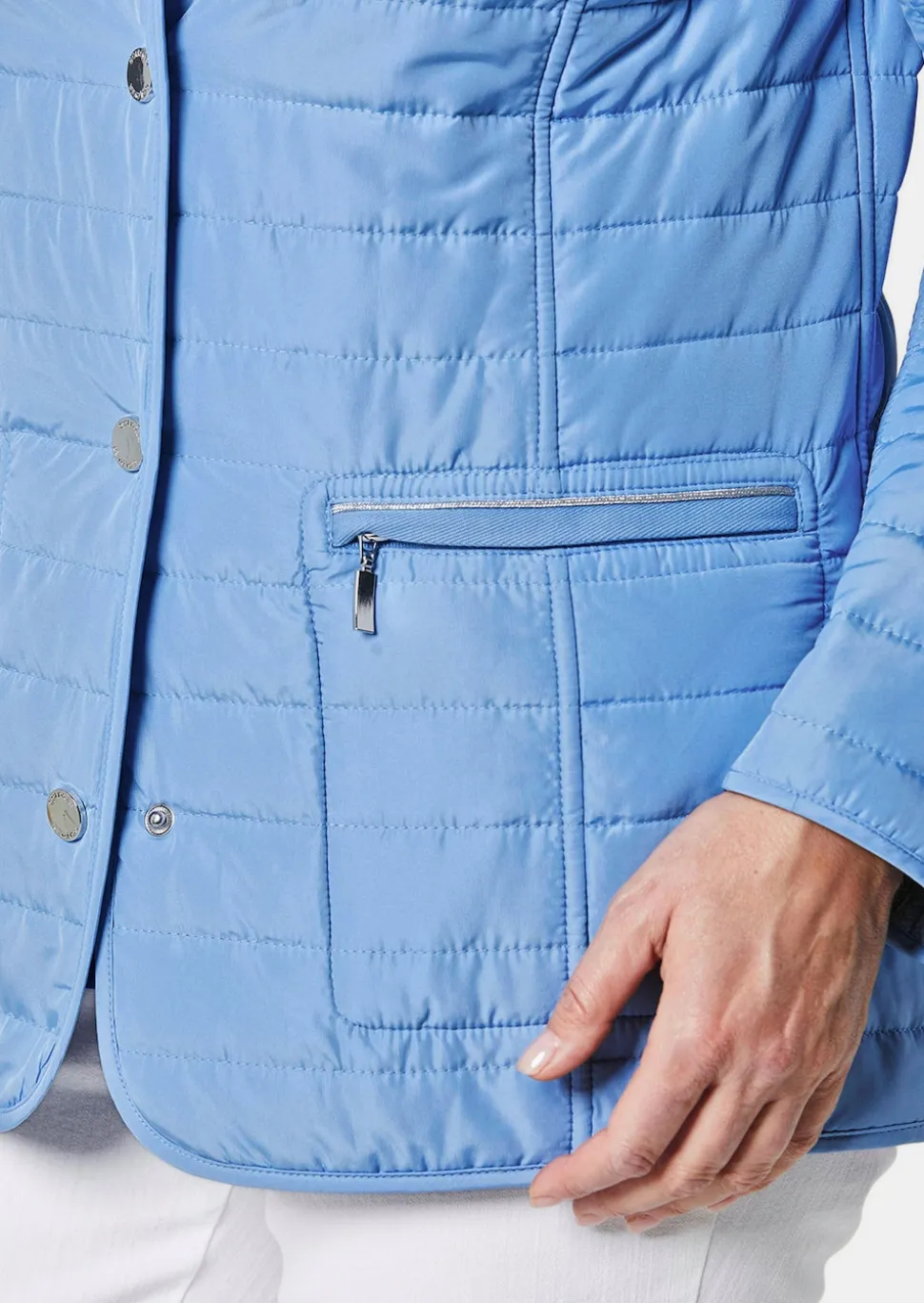 Veste matelassée imprimée réversible
