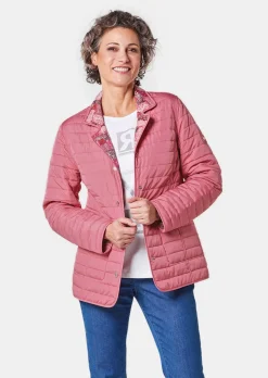 Veste matelassée imprimée réversible