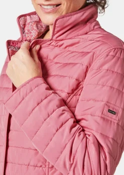 Veste matelassée imprimée réversible