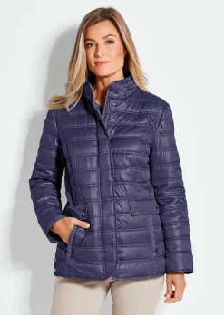 Veste matelassée légère agrémentée de nombreux détails