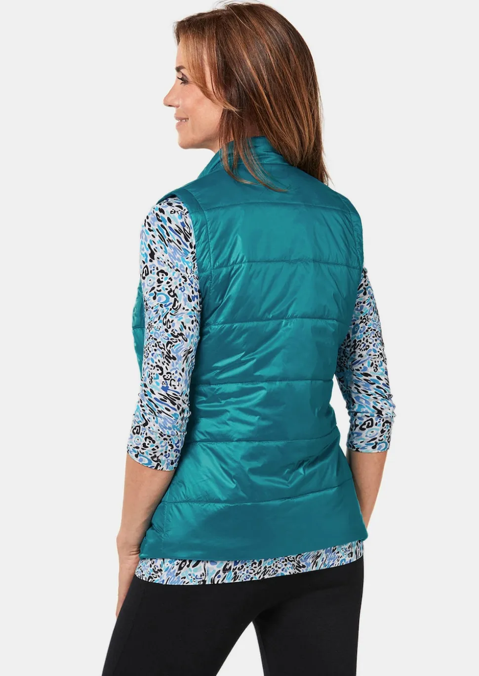 Veste matelassée légère avec col droit
