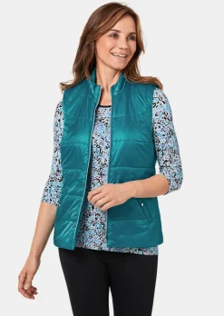 Veste matelassée légère avec col droit