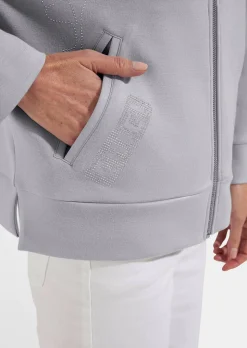 Veste sweat avec motifs scintillants