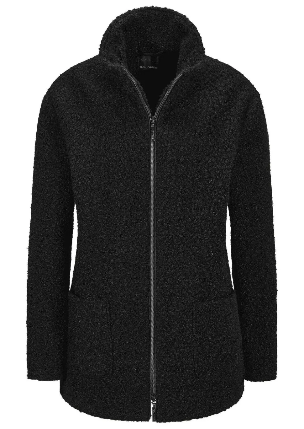 Veste teddy avec col montant