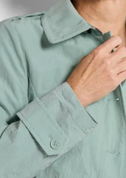 Veste trench, aspect froissé