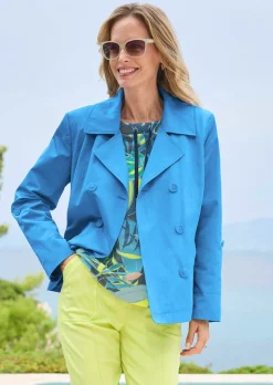 Veste trench avec teneur en coton