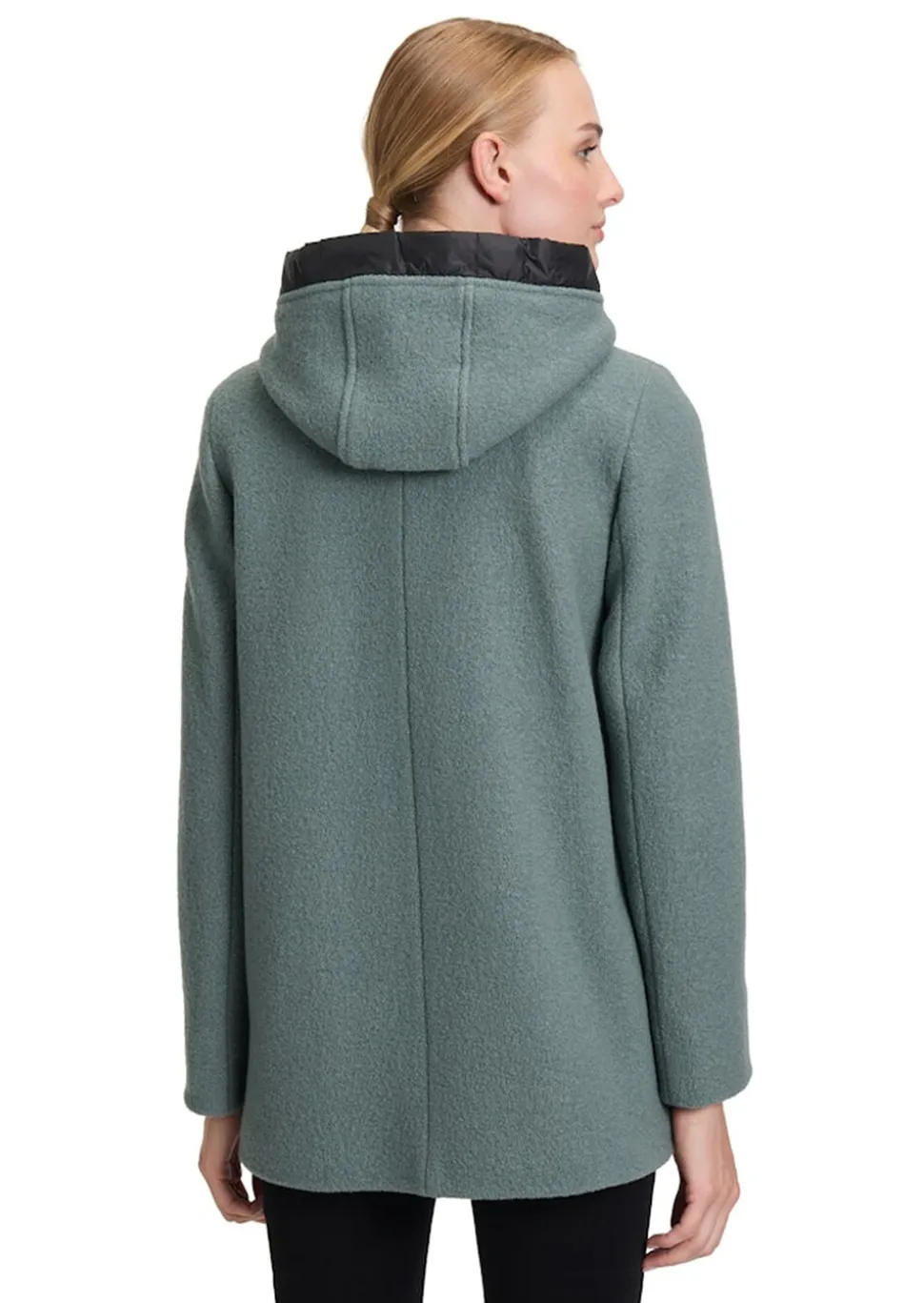 Veste évasée, tendance, en laine vierge